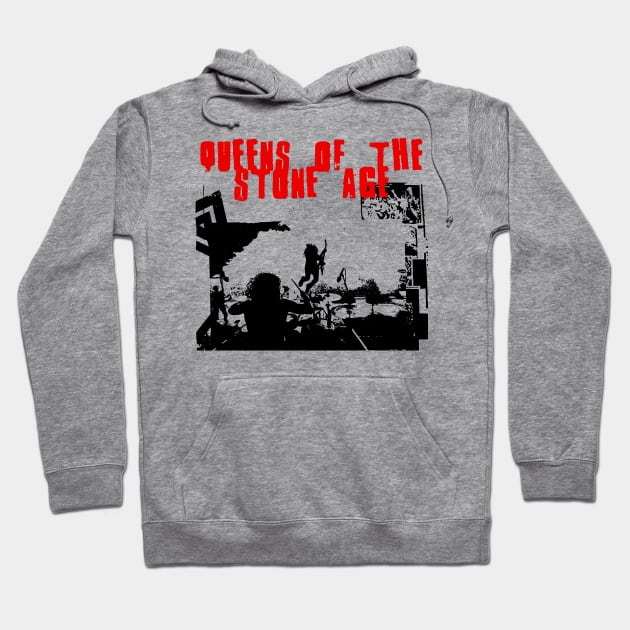 qotsa live on Hoodie by sneaky geek studio